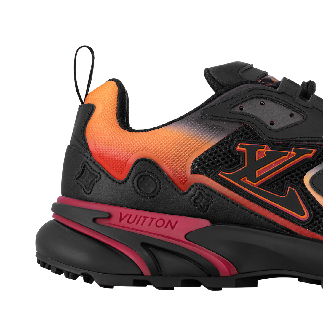 Runner Tatic Leather Sneaker – this version comes in technical mesh and calf leather with bold color gradations – LUX VERSE Luxury Designer Fashion Outlet