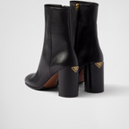 Leather booties – these leather booties have a sleek, refined design and a versatile character – LUX VERSE Luxury Designer Fashion Outlet