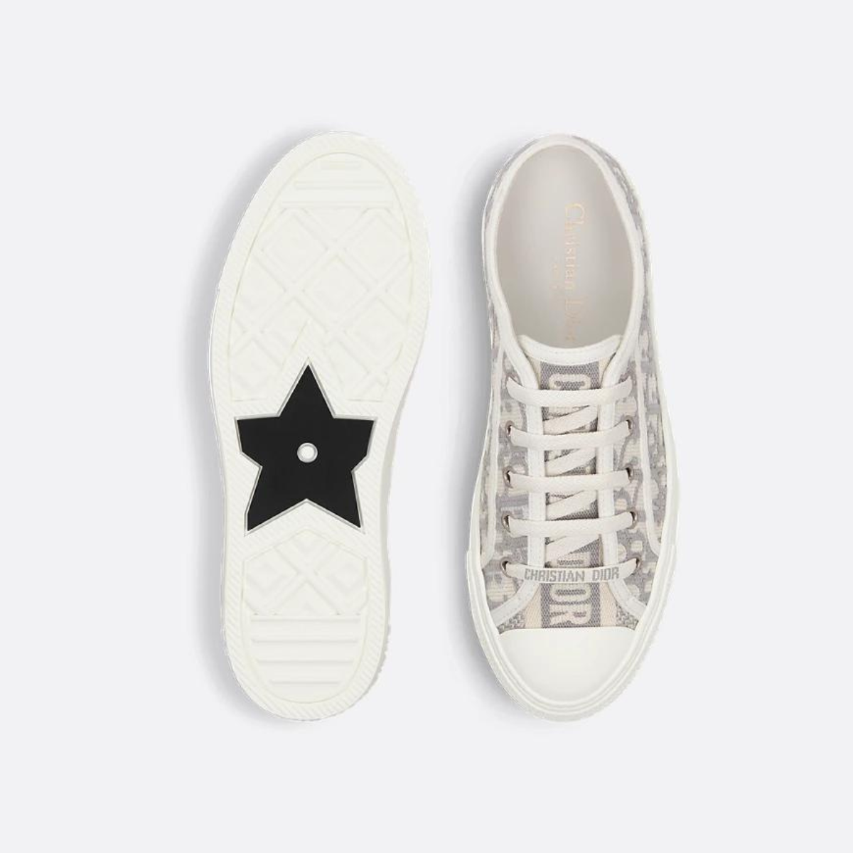 Walk'n'Elevated Sole Sneaker – its relaxed design features signatures on the tongue, rubber sole and laces for – LUX VERSE Luxury Designer Fashion Outlet