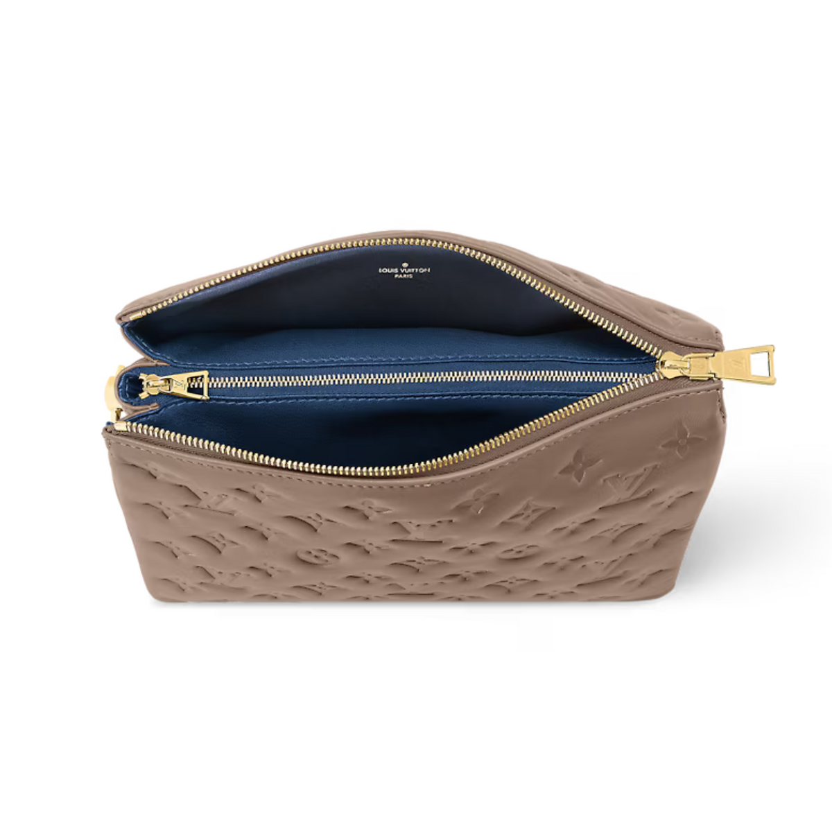 Coussin PM Taupe – the Coussin can be worn cross-body with the strap, on the shoulder by its short – LUX VERSE Luxury Designer Fashion Outlet