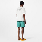 Printed Nylon Swimshorts – out of the water, this piece can be paired with a t-shirt or shirt in the same motif – LUX VERSE Luxury Designer Fashion Outlet