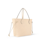 Neverfull MM Creme – the side laces can be tightened for a sleeker look or loosened for more casual use – LUX VERSE Luxury Designer Fashion Outlet