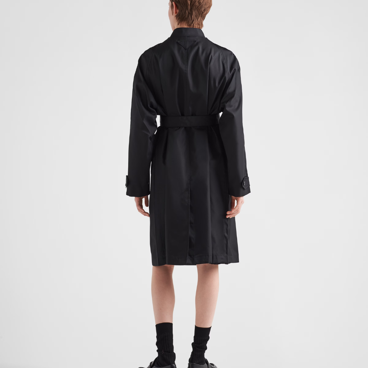 Re-Nylon raincoat – its innovative design repurposes discarded nylon into a high-quality, durable – LUX VERSE Luxury Designer Fashion Outlet