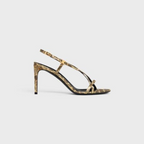 SOIR CRISS CROSS SANDAL WITH TRIOMPHE in LAMBSKIN – tHE SIDE STRAPENGRAVED ADJUSTABLE BUCKLELEATHER INSOLELEATHER OUTSOLE – LUX VERSE Luxury Designer Fashion Outlet