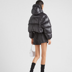 Re-Nylon convertible cropped down jacket – its cropped design adds a stylish touch, making it perfect for both outdoor – LUX VERSE Luxury Designer Fashion Outlet