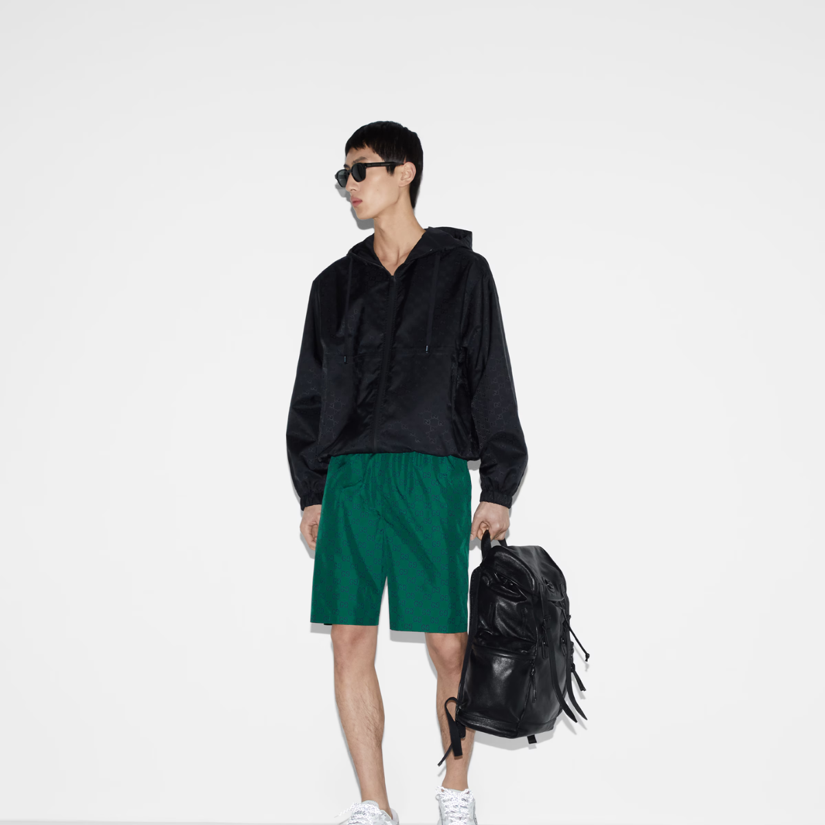 GG print nylon swim short – emblematic codes of the House and refined patterns are reinterpreted in contemporary – LUX VERSE Luxury Designer Fashion Outlet