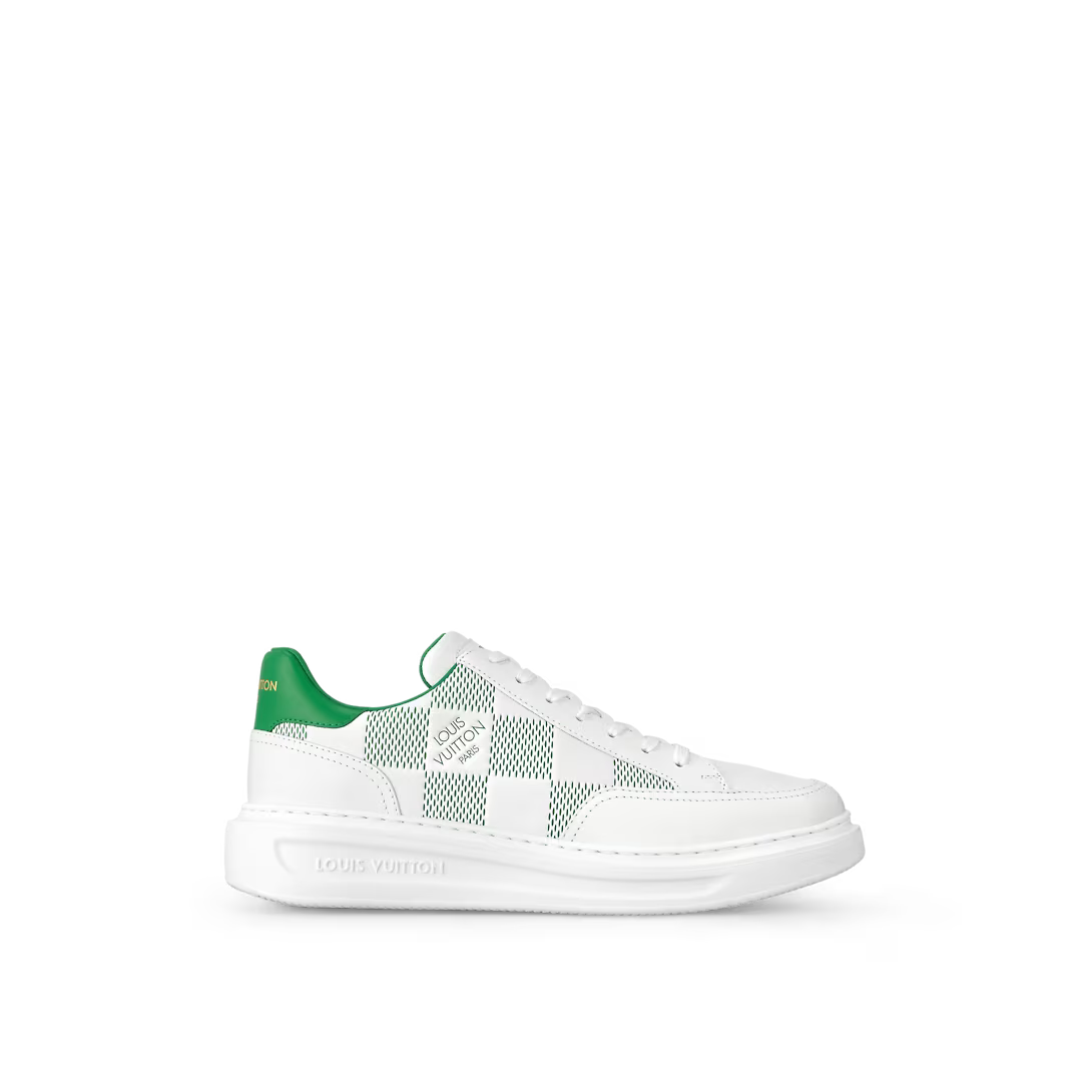 Beverly Hills Leather Sneaker – this model pairs an elegant upper with a chunky, yet ultra-lightweight, rubber – LUX VERSE Luxury Designer Fashion Outlet