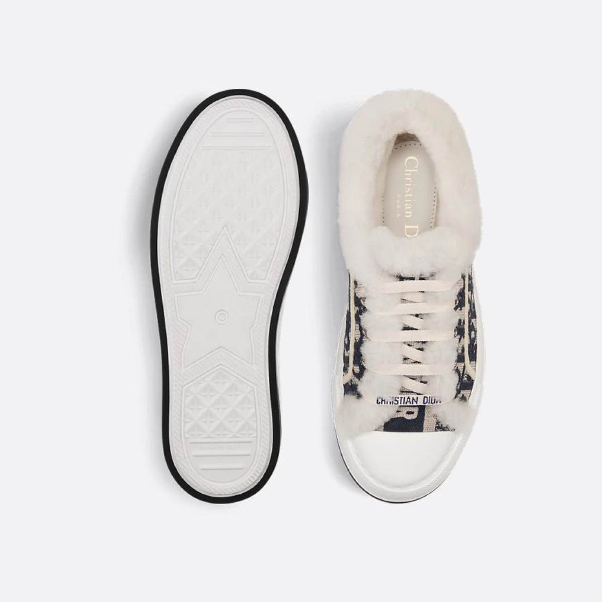 Walk'n'Platform Sneaker Cotton Shearling – the style features a comfortable and lightweight thick sole, tongue and Christian – LUX VERSE Luxury Designer Fashion Outlet