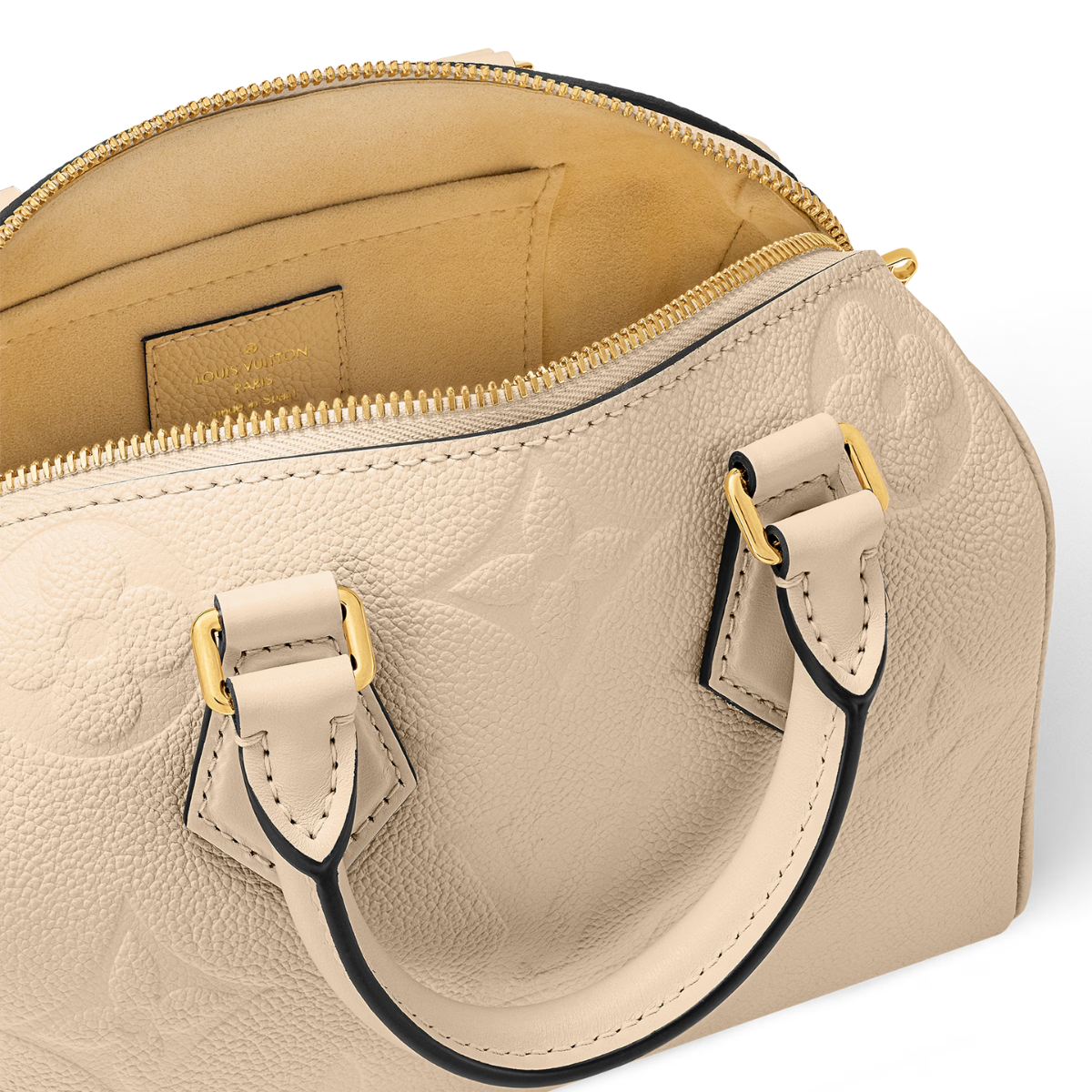 Speedy Bandoulière 20 Crème Beige – the bag’s unique lines and two top handles evoke’s travel bags – LUX VERSE Luxury Designer Fashion Outlet