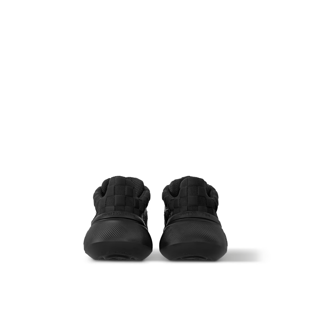Show Up Sneaker – the sleek upper contrasts with the chunky, yet extremely lightweight, rubber – LUX VERSE Luxury Designer Fashion Outlet