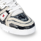 Trainer Classic Sneaker – this seasonal version of the Trainer sneaker comes in supple calf leather printed – LUX VERSE Luxury Designer Fashion Outlet
