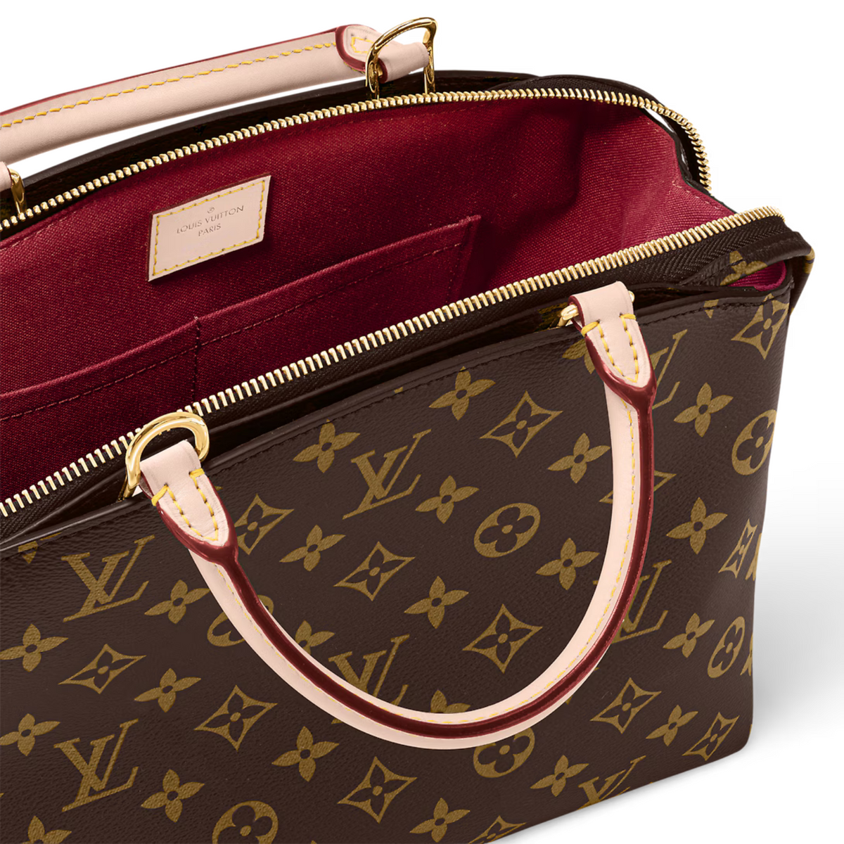 Petit Palais – the gold-color padlock on the luggage tag evokes the House’s travel heritage – LUX VERSE Luxury Designer Fashion Outlet