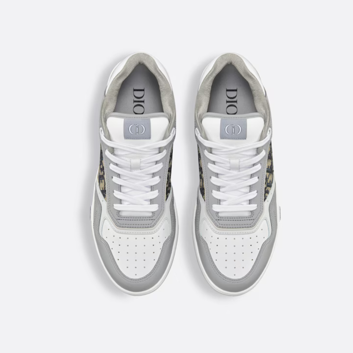 B27 Low-Top Sneaker – crafted in calfskin, the style is adorned Oblique jacquard panels on the sides – LUX VERSE Luxury Designer Fashion Outlet