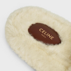 FUR SLIDES in Shearling – 100% Shearling100% Shearling Lining0.2 IN (5 MM) heelROUND TOE SHAPETRIOMPHE – LUX VERSE Luxury Designer Fashion Outlet