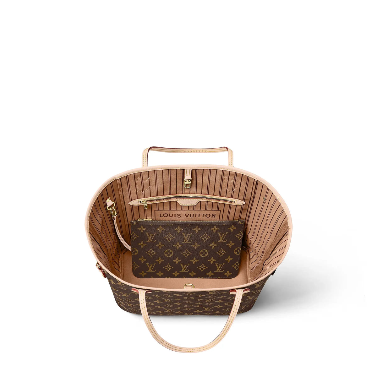Neverfull MM – made from supple Monogram canvas with natural cowhide trim, it is roomy yet not – LUX VERSE Luxury Designer Fashion Outlet