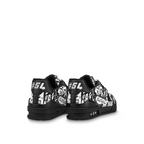 Comic Canvas Trainer Sneakers – this version of the Trainer sneaker comes in canvas printed with comic motifs – LUX VERSE Luxury Designer Fashion Outlet