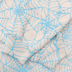 White Cotton Web Print Pullover - Men's