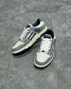 White and Grey Sneakers