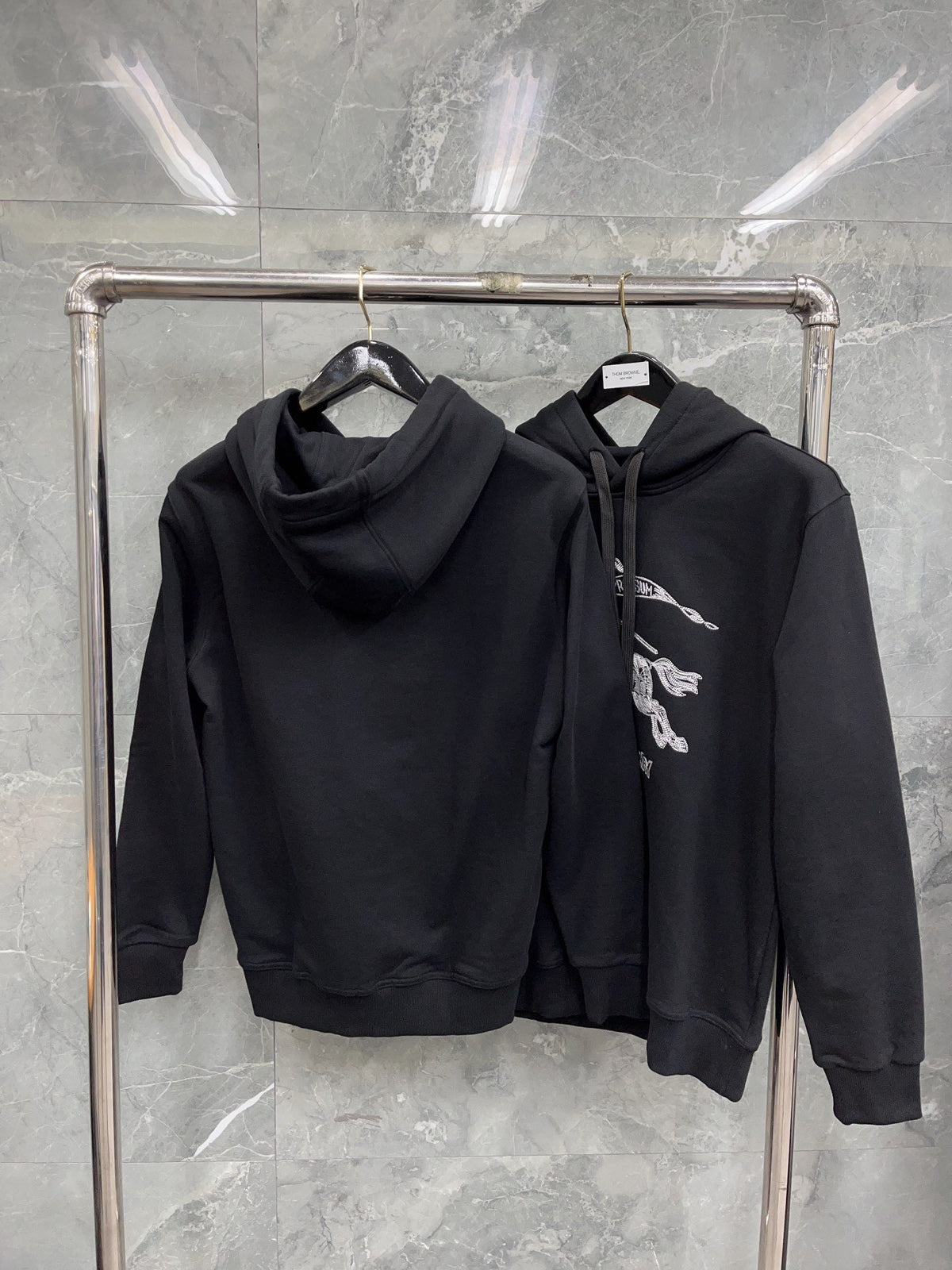 Equestrian Knight Print Hoodie - Men's