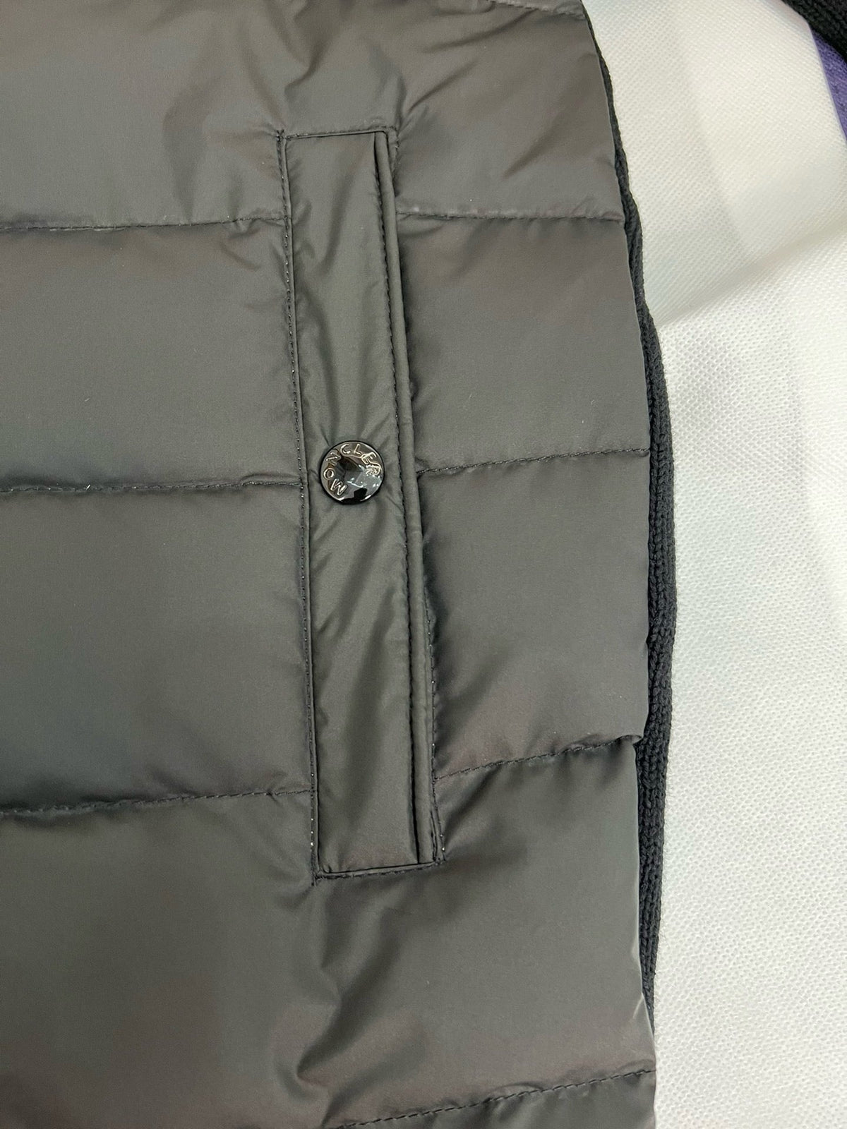 Black and White Puffer Jacket - Women's