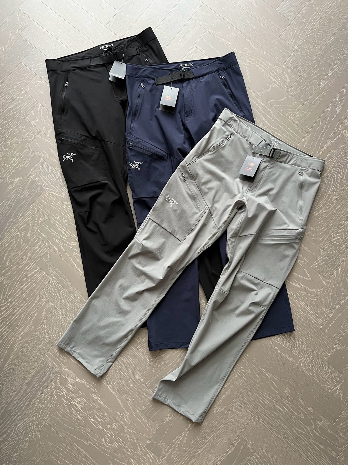 Black Nylon Technical Cargo - Men's