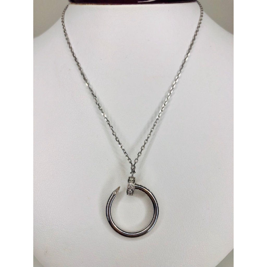 Juste Necklace Silver – LUX VERSE Luxury Designer Fashion Outlet