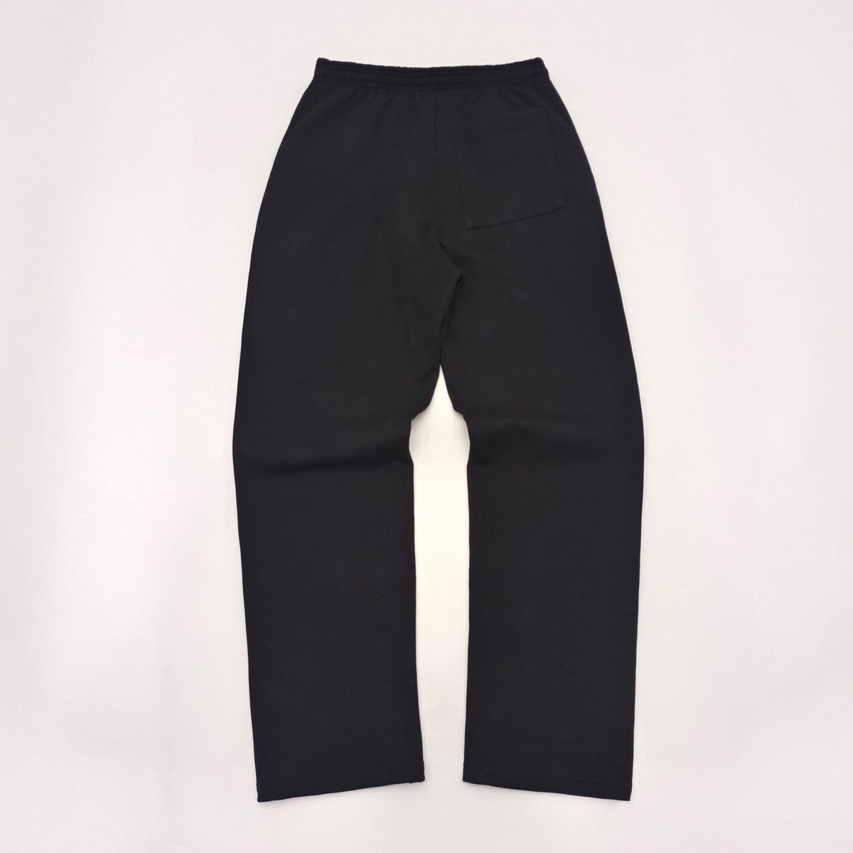 Black Cotton Graphic Straight - Men's
