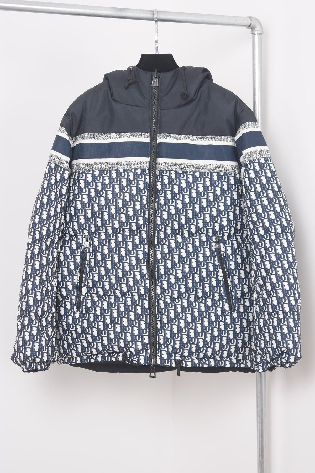 Blue Jersey Monogram Track - Men's