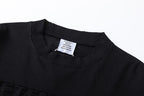 Schwarzes Baumwoll-Sweatshirt mit tonaler Schrift – Herren