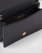Leather card holder with shoulder strap – the detachable shoulder strap makes it possible to wear the accessory decorated with – LUX VERSE Luxury Designer Fashion Outlet