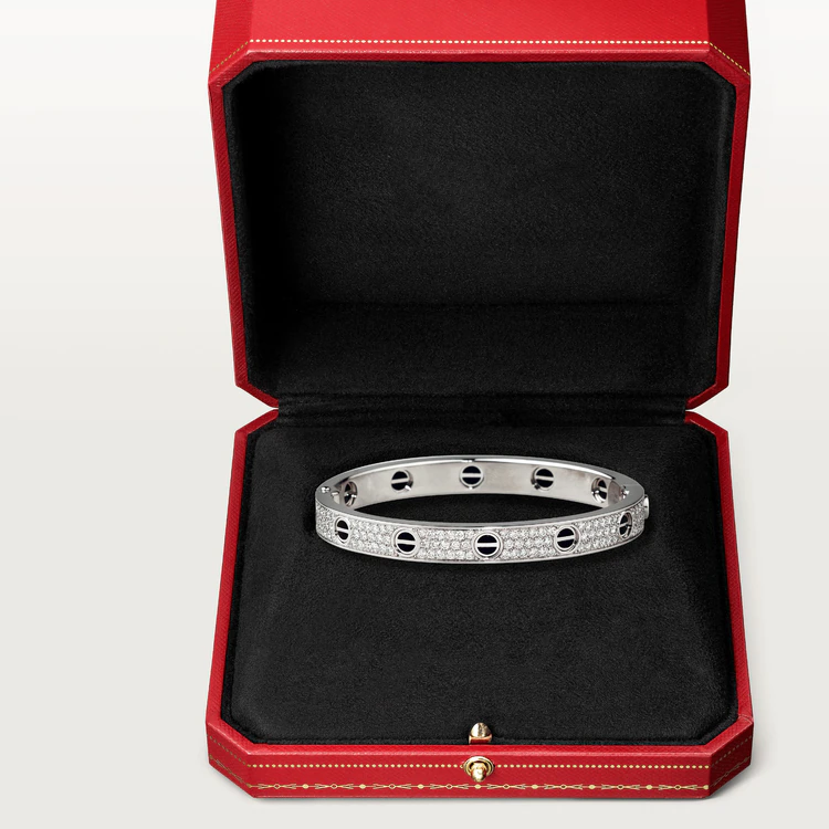 Love Bracelet 6.1mm Diamond-paved Ceramic – LUX VERSE Luxury Designer Fashion Outlet