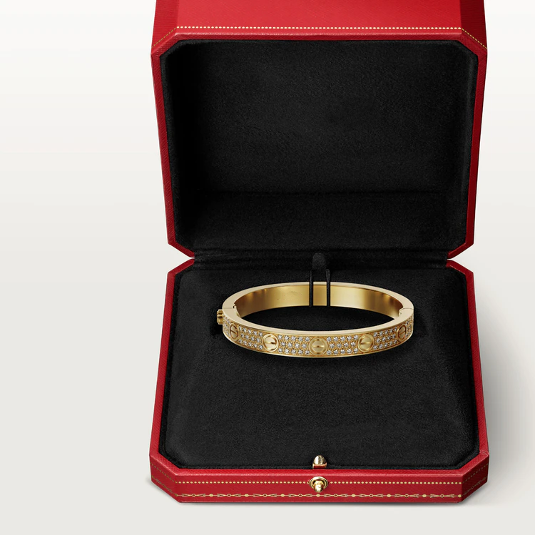 Love Bracelet 6.1mm Diamond-paved – LUX VERSE Luxury Designer Fashion Outlet