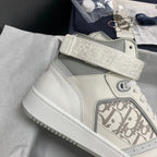B27 High-Top White Sneakers