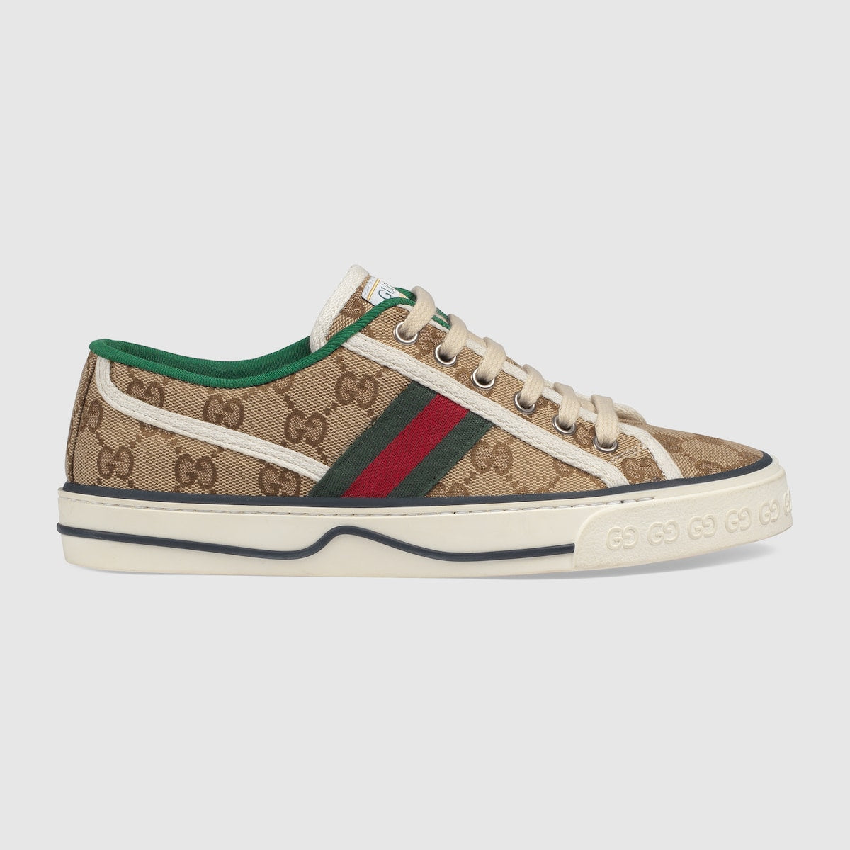 Women's Tennis sneaker – the low-top sneaker is presented in Original GG canvas in its classic color – LUX VERSE Luxury Designer Fashion Outlet