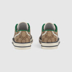 Women's Tennis sneaker – the low-top sneaker is presented in Original GG canvas in its classic color – LUX VERSE Luxury Designer Fashion Outlet