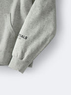 Grauer Baumwoll-Logo-Pullover - Herren
