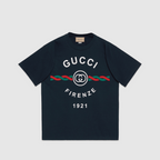 COTTON JERSEY FIRENZE 1921 Print – over the past 100 years, the trademark has been used to identity – LUX VERSE Luxury Designer Fashion Outlet