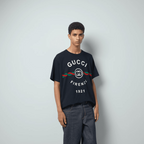 COTTON JERSEY FIRENZE 1921 Print – each symbol was stamped, embossed, printed, or embroidered and represents – LUX VERSE Luxury Designer Fashion Outlet