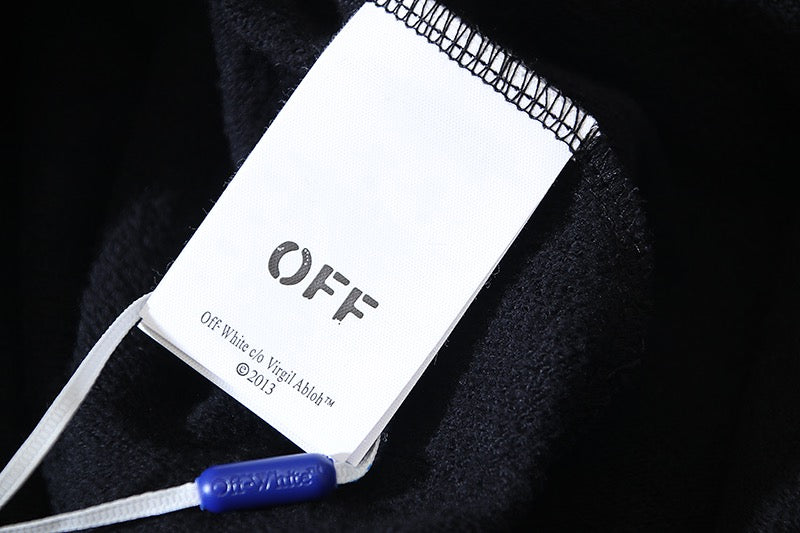 Black Cotton Fruit Motif Drawstring - Men's