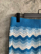 Yellow Knit Chevron Drawstring - Men's