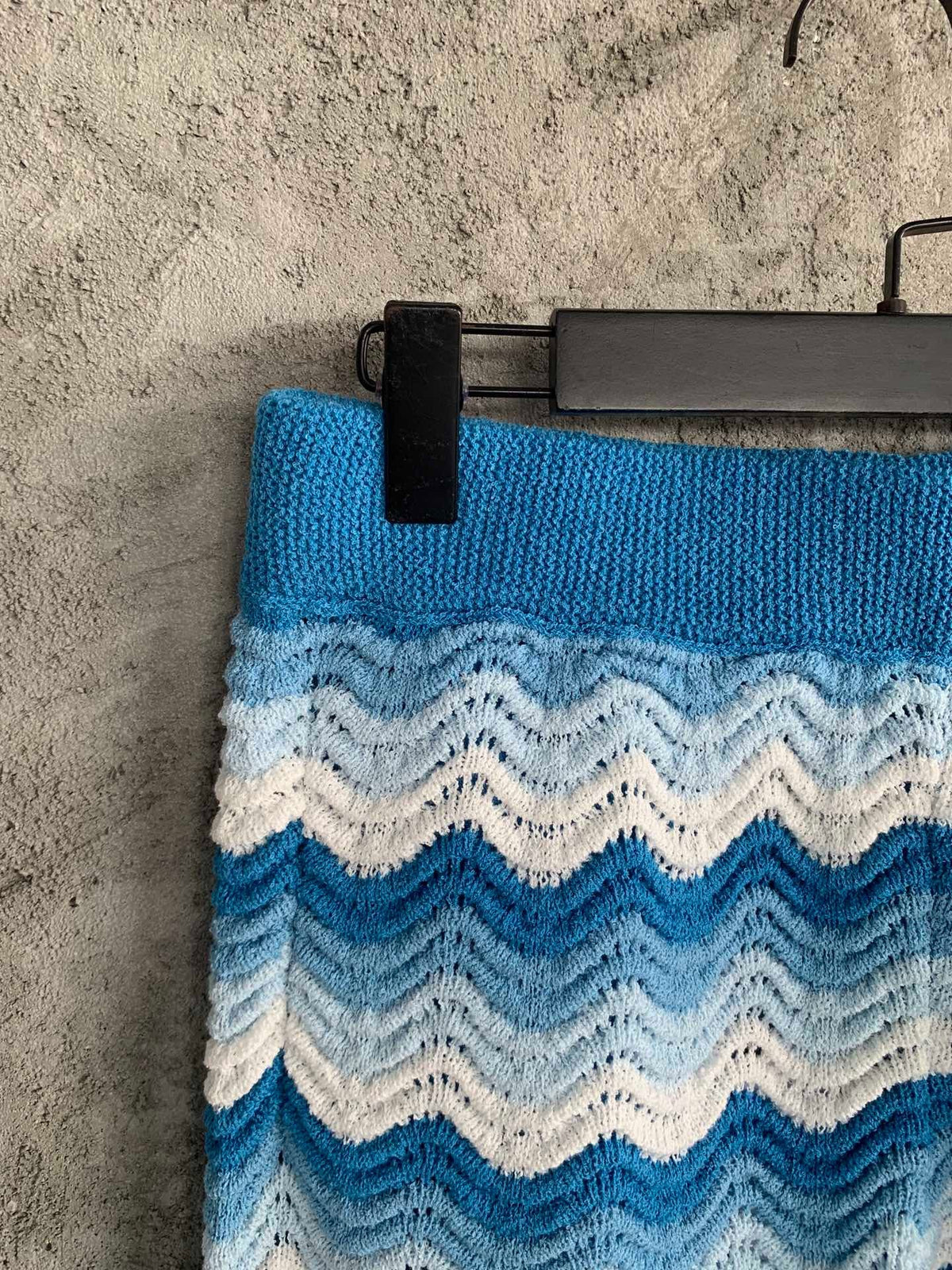 Yellow Knit Chevron Drawstring - Men's