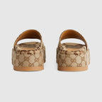 Women's platform slide sandal – behind every logo lies the tradition and value of the House, an everlasting medium – LUX VERSE Luxury Designer Fashion Outlet
