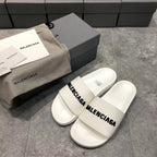 White with Black Logo Slides