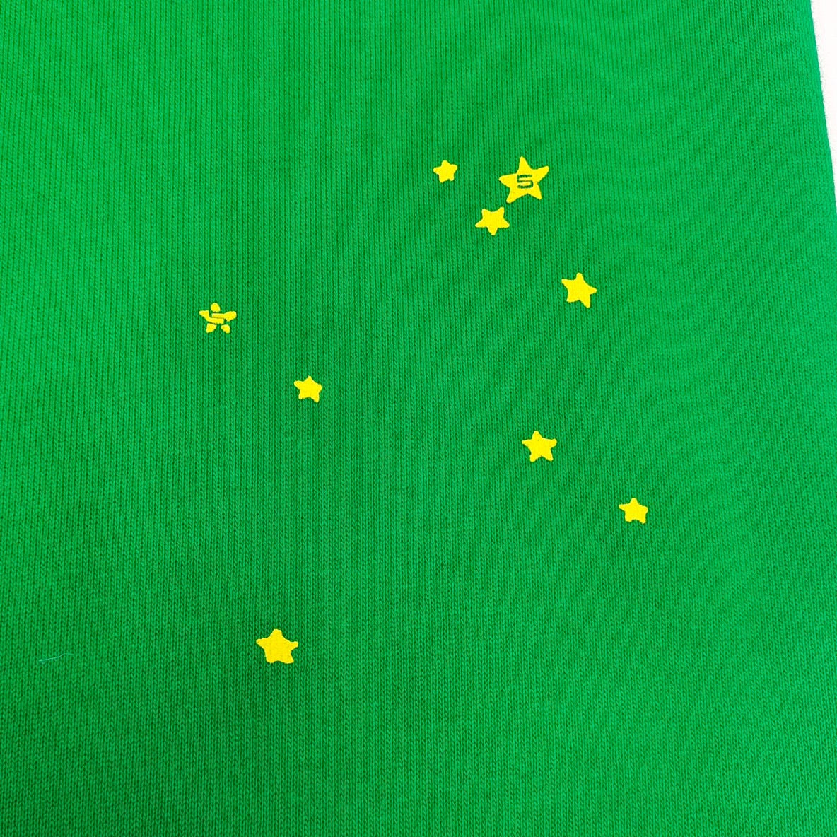 Grüne Baumwoll-Jogginghose mit Grafik - Herren