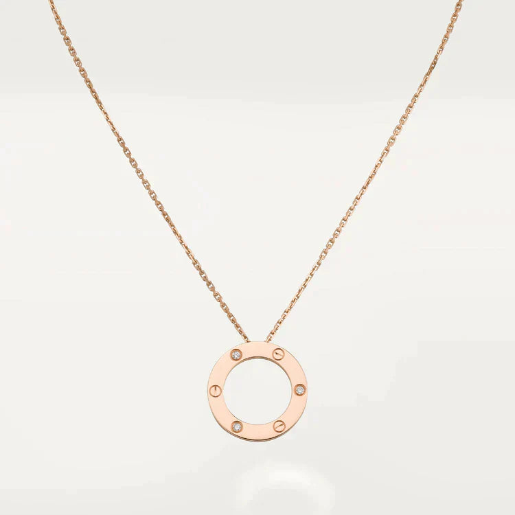 Love Necklace 16mm 3 Diamonds – LUX VERSE Luxury Designer Fashion Outlet