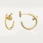 Juste Earrings Gold – LUX VERSE Luxury Designer Fashion Outlet