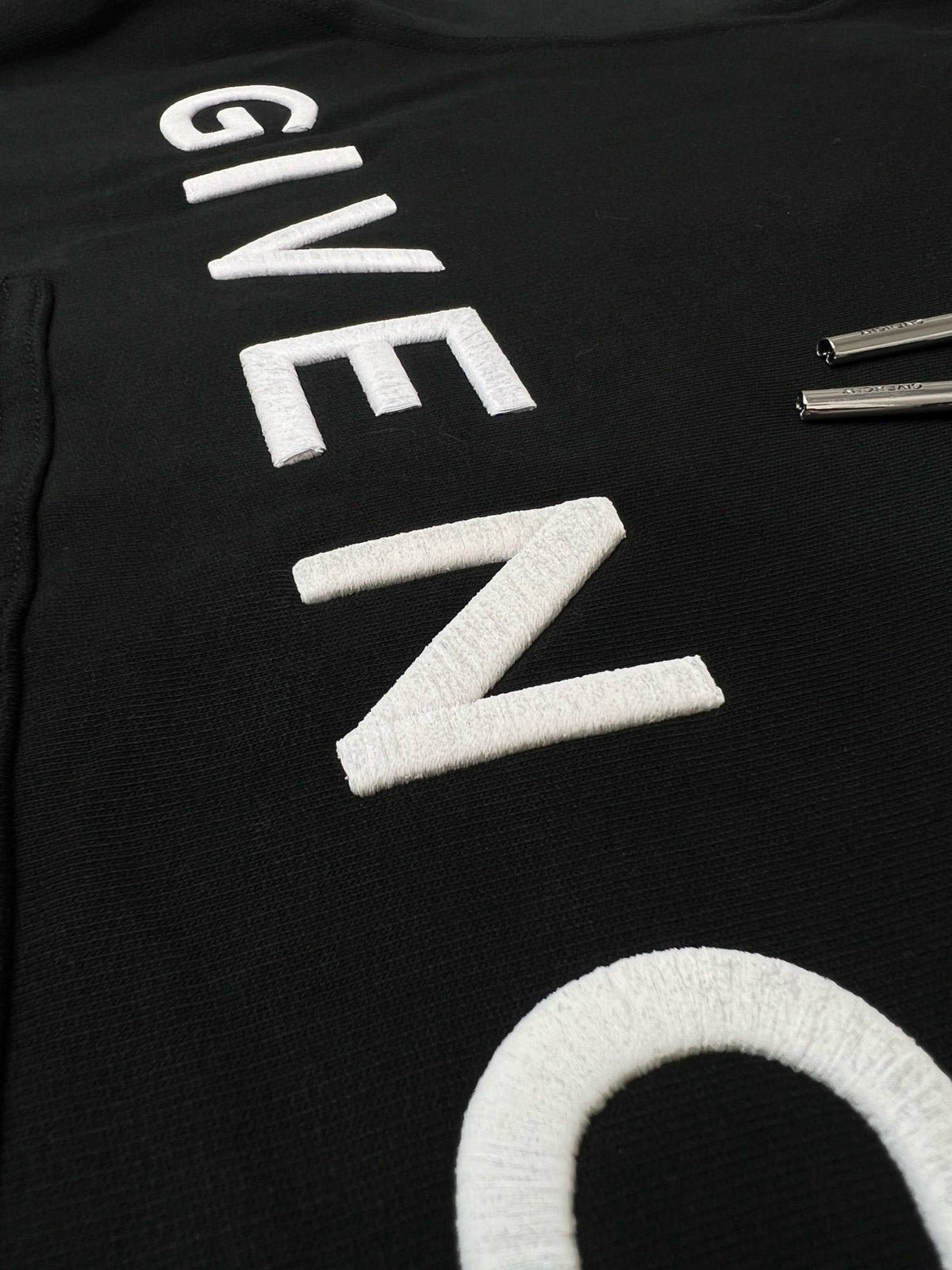 Navy Cotton Logo Pullover - Men's