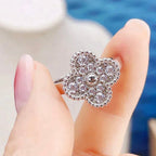 Clover Diamond Ring – LUX VERSE Luxury Designer Fashion Outlet