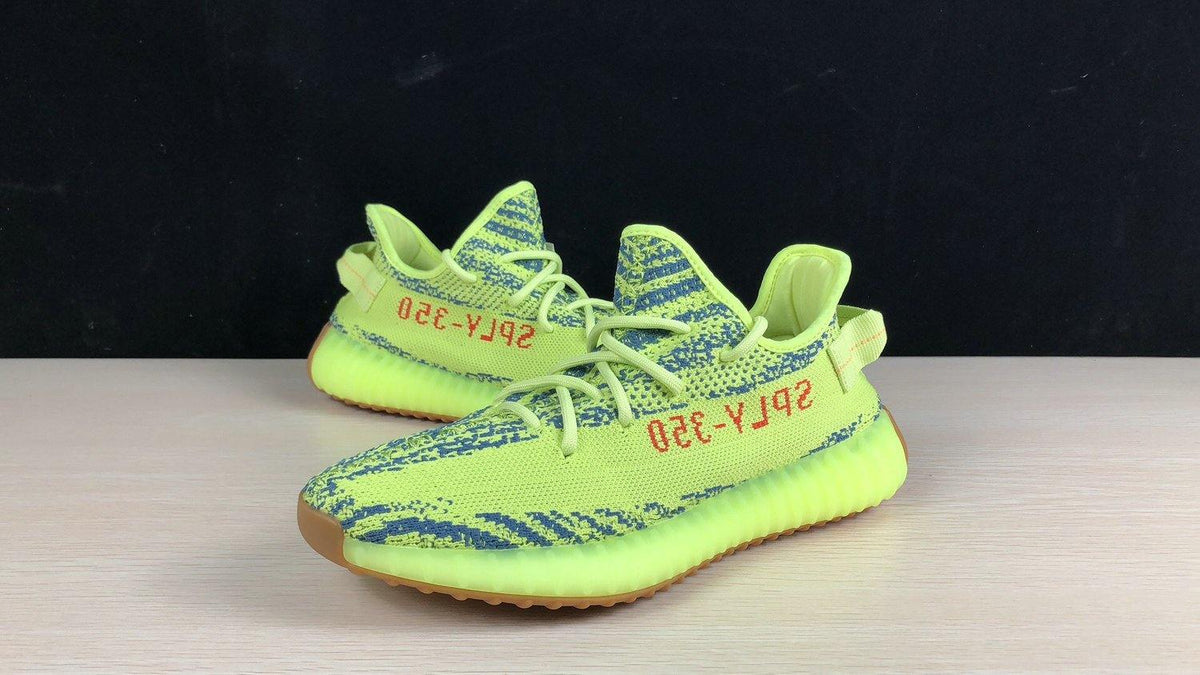 Yeezy 350 V2 Boost Semi Yellow Sneakers