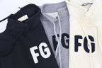 FG Black Half-Zip Sweatshirt - Men's